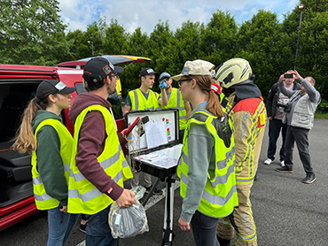 Un exercice catastrophe grandeur nature à la HEPH  Condorcet   Ça donne du sens à lexistence de notre Institution  