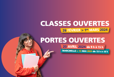 Nos classes ouvertes prochainement !