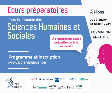 Cours préparatoires dans le domaine des Sciences Humaines et Sociales