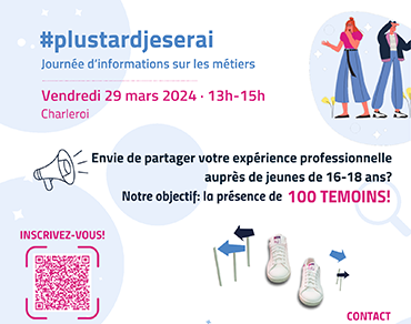 #plustardjeserai - Journée d'informations sur les métiers