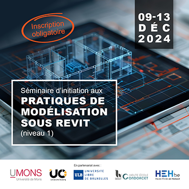 Séminaire d’initiation aux pratiques de modélisation sous Revit