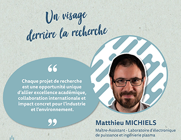 Un visage derrière la recherche Matthieu Michiels