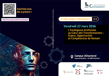 6ème Colloque Condorcet IA : L'intelligence Artificielle au coeur des transformations