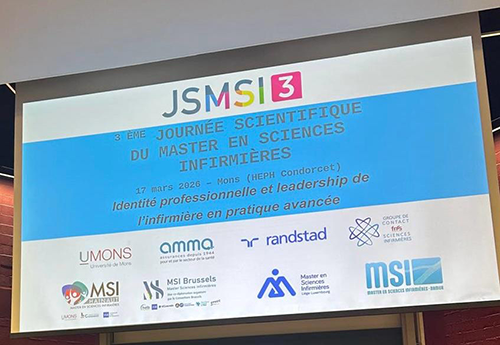 Une édition hainuyère de la 3ème Journée Scientifique du Master en Sciences Infirmières