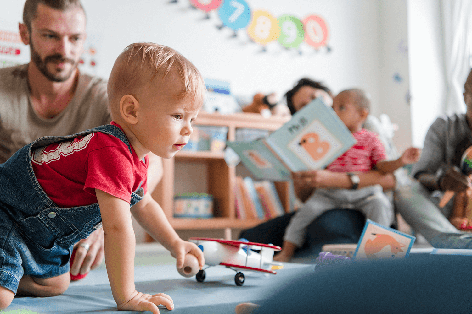 little boy playing in a classroom 2022 12 15 23 15 13 utc1500