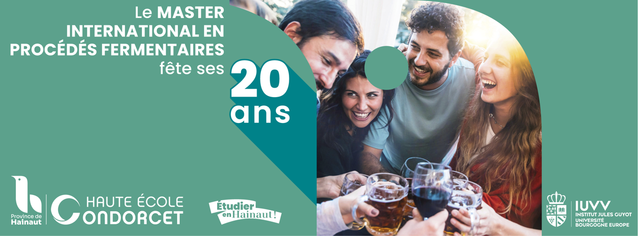 20 Ans Master international en procédés fermentaires bandeau