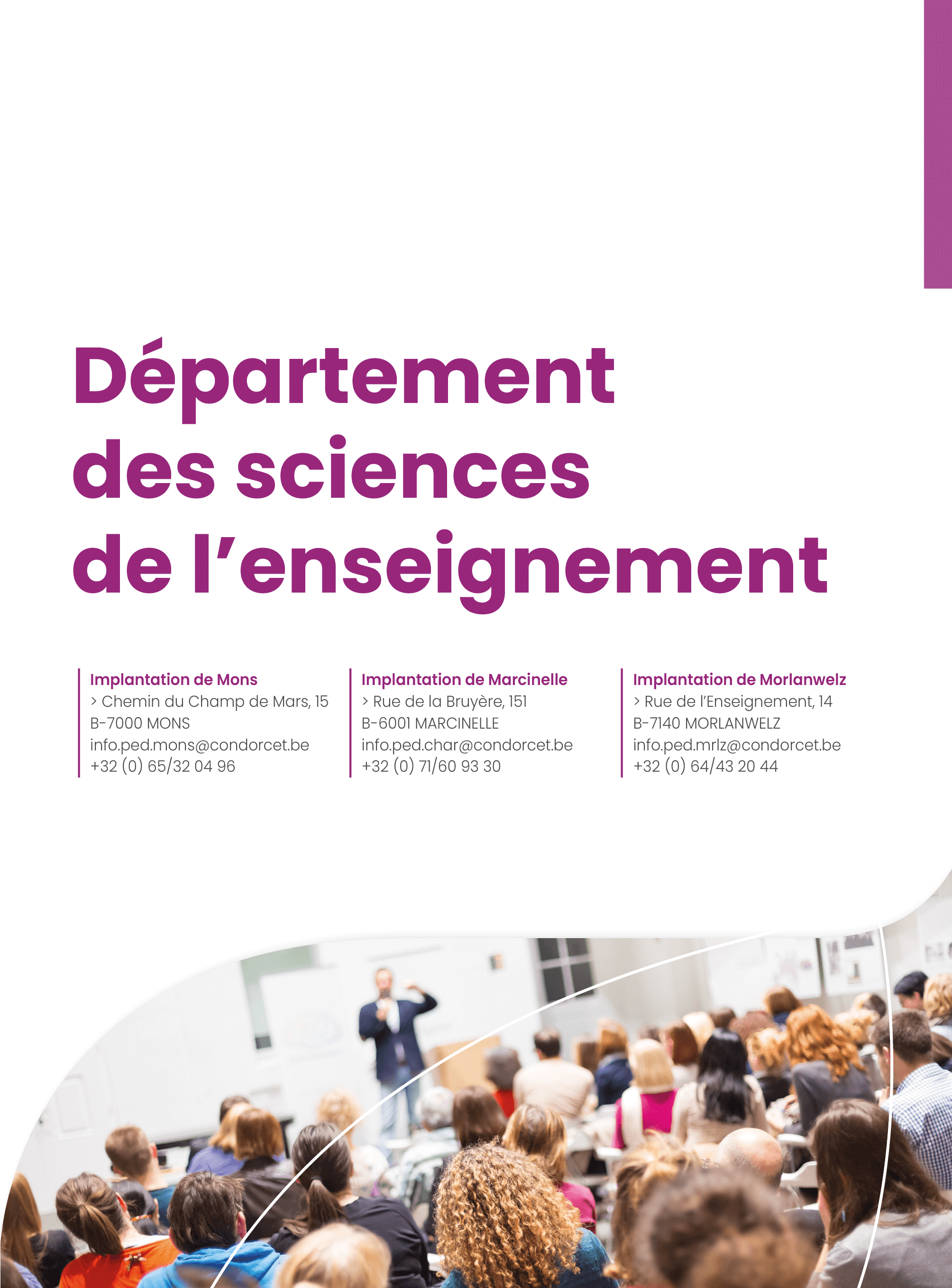 Brochure dptm des sciences de lenseignement 23 24
